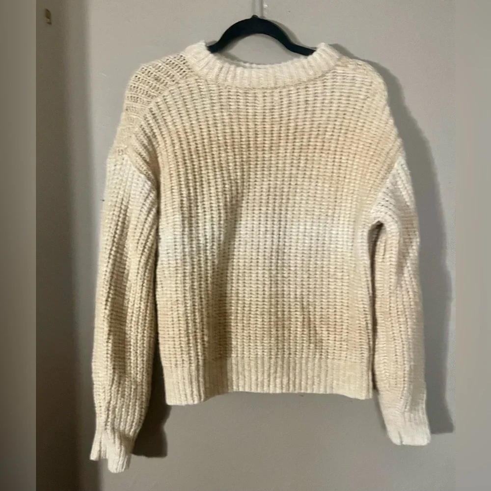 A New Day Beige Space Dye Sweater - Picture 2 of 3